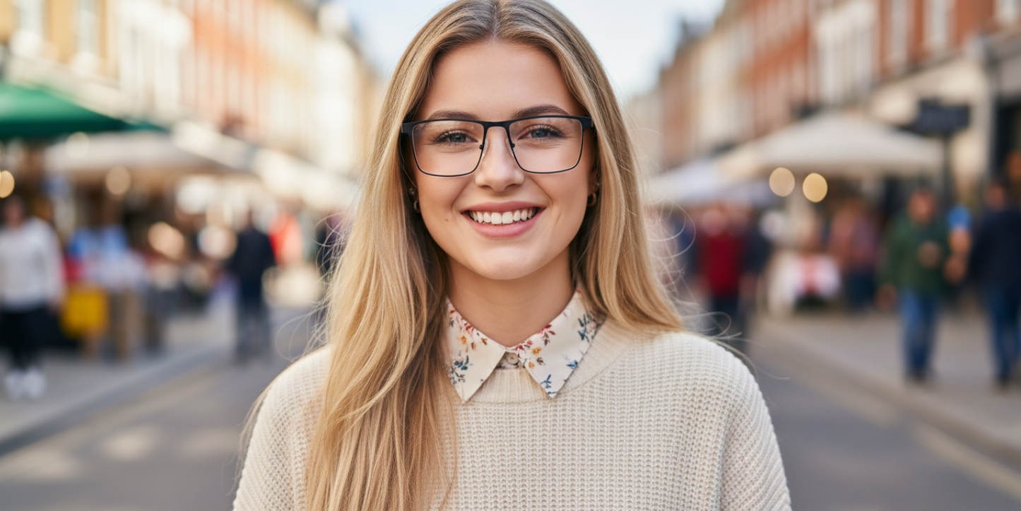 Full Rim Rectangle Classic Eyeglasses
