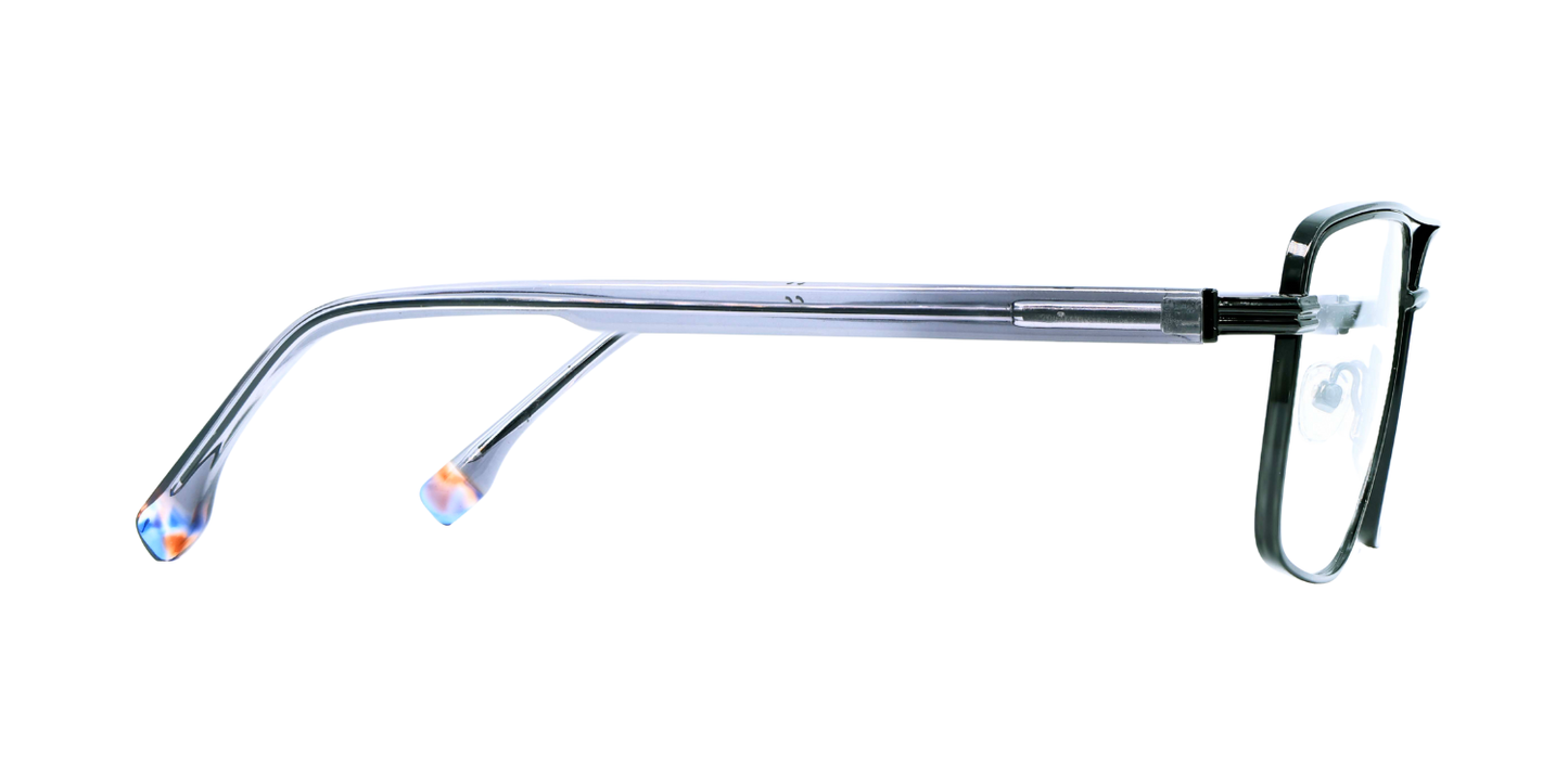 Full Rim Double Bridge Rectangle Classic Eyeglasses