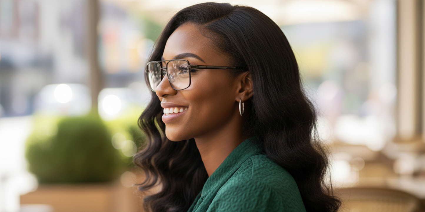 Full Rim Double Bridge Rectangle Classic Eyeglasses