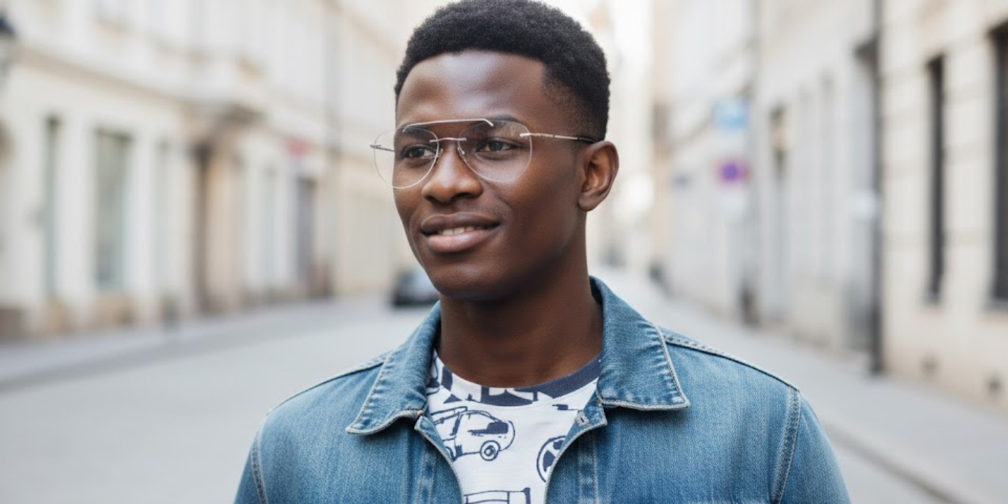 Rimless Aviator Classic Eyeglasses