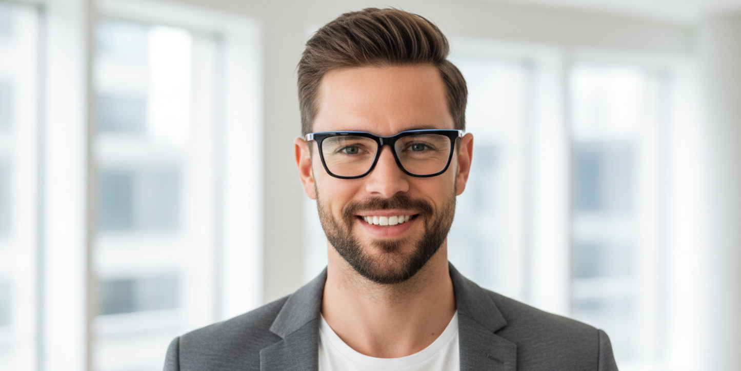 Full Rim Rectangle Classic Eyeglasses