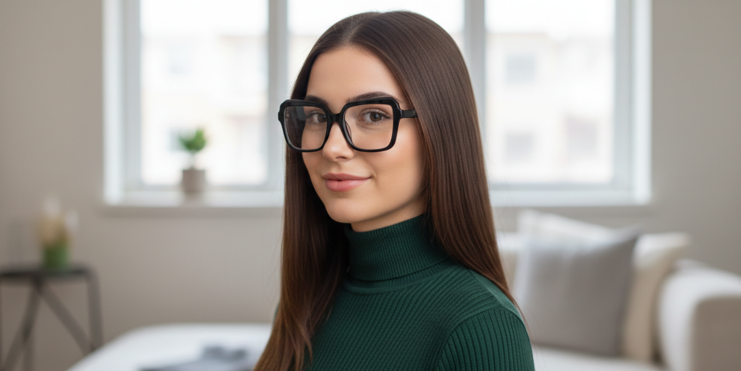 Full Rim Rectangle Classic Eyeglasses