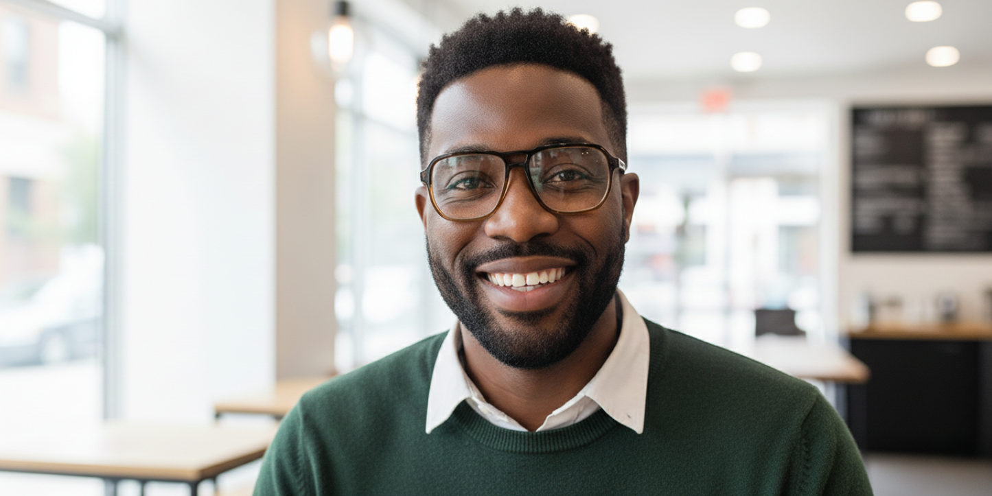 Full Rim Double Bridge Square Classic Eyeglasses