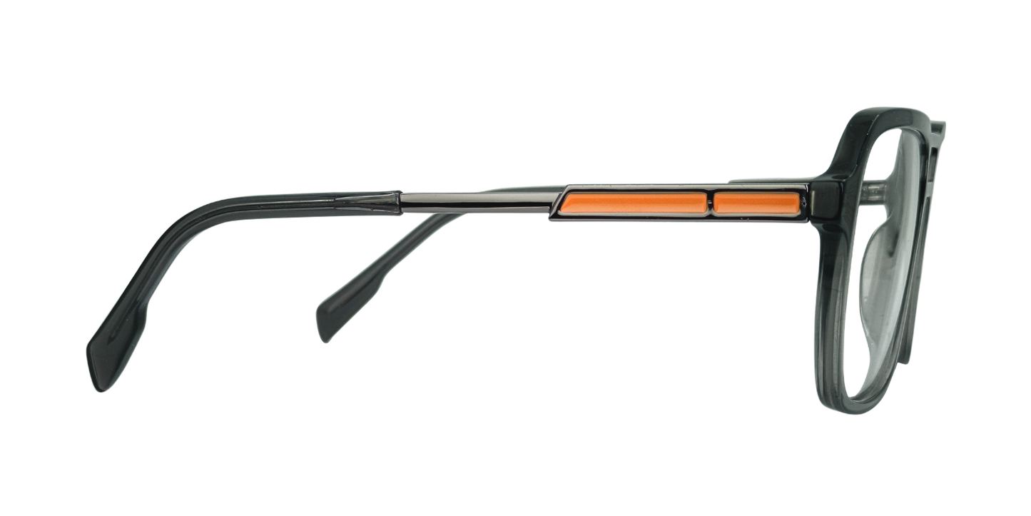 Full Rim Double Bridge Square Classic Eyeglasses