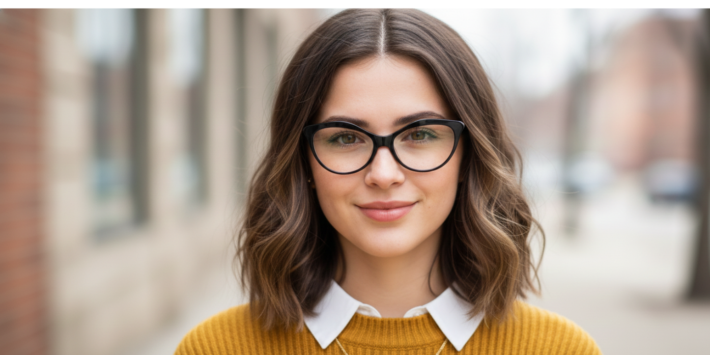 Full Rim Cat Eye Classic Eyeglasses