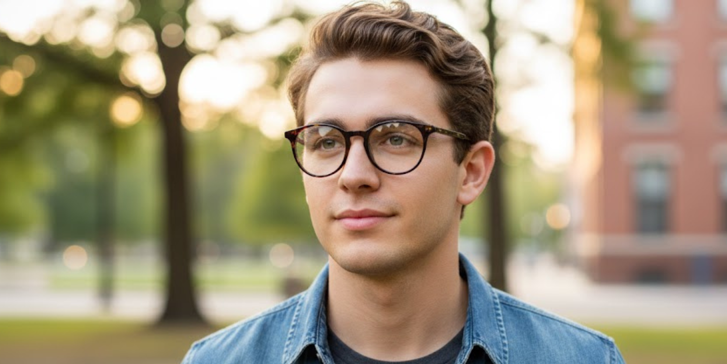 Full Rim Round Classic Eyeglasses