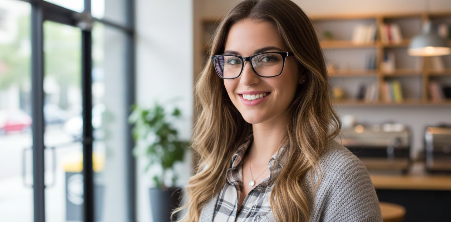 Full Rim Rectangle Classic Eyeglasses