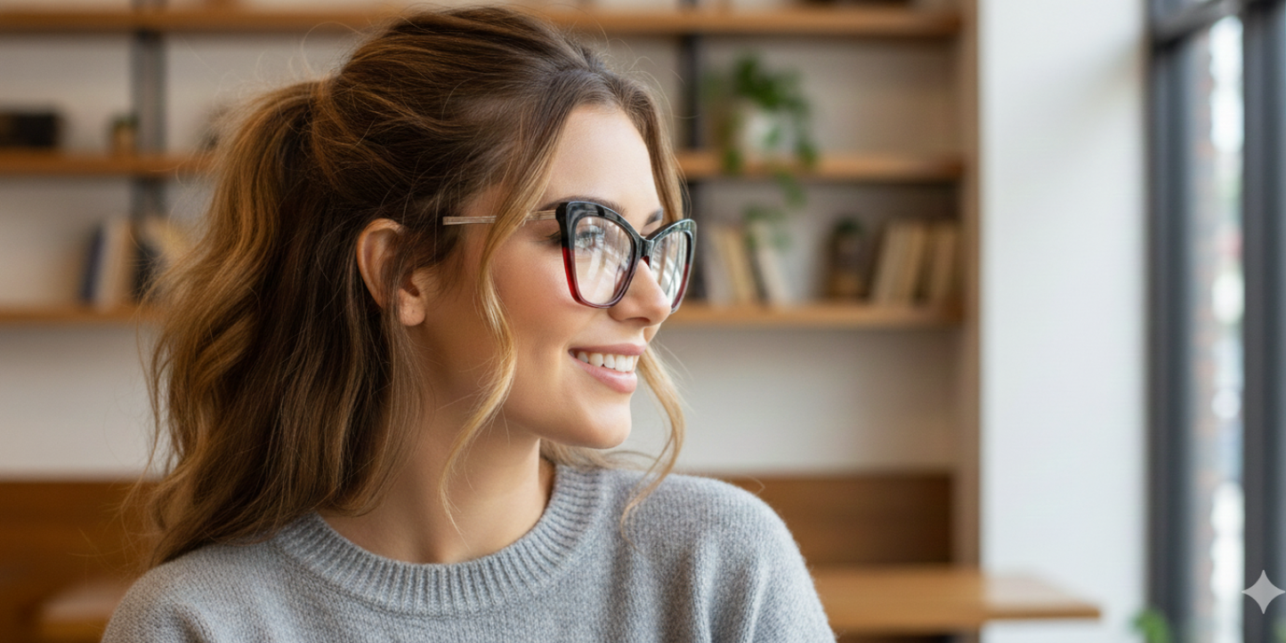 Full Rim Cat Eye Classic Eyeglasses