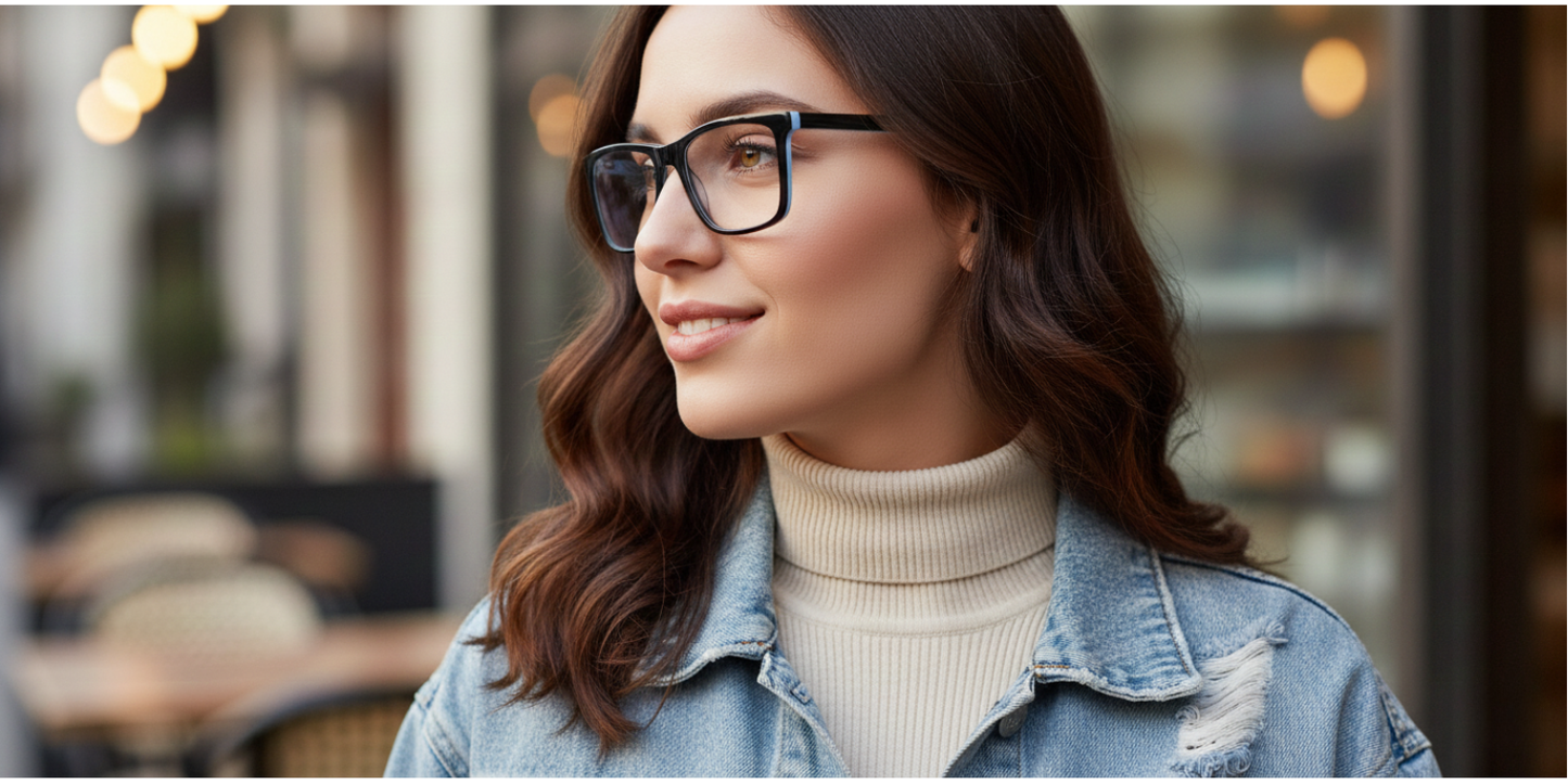 Full Rim Rectangle Classic Eyeglasses