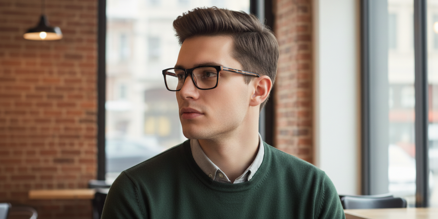 Full Rim Rectangle Classic Eyeglasses