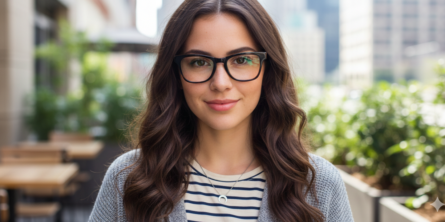 Full Rim Rectangle Classic Eyeglasses