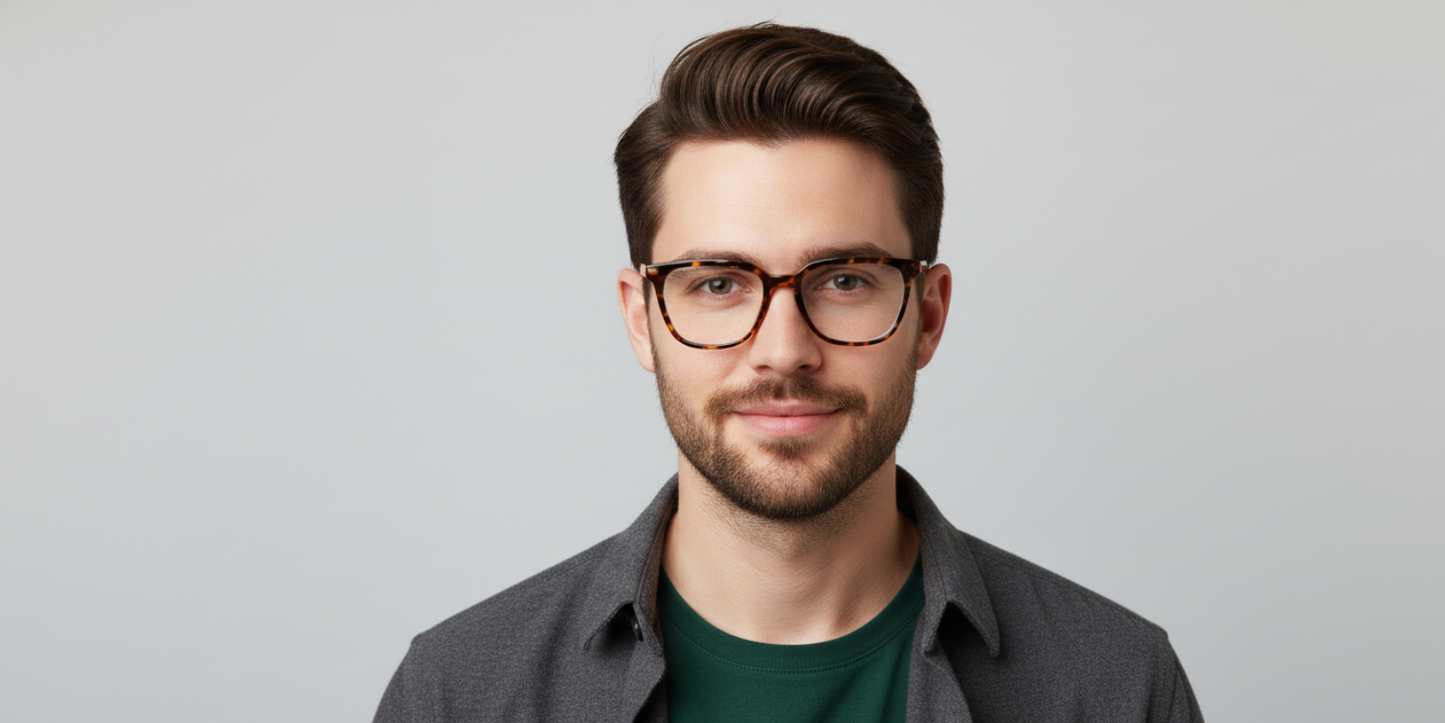 Full Rim Rectangle Classic Eyeglasses