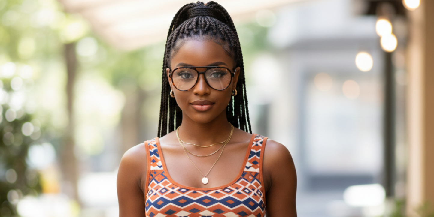 Full Rim Double Bridge Aviator Classic Eyeglasses