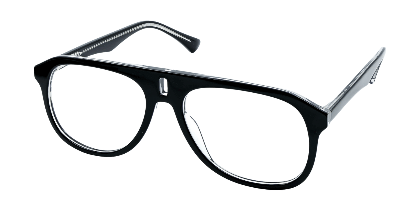 Full Rim Double Bridge Aviator Classic Eyeglasses
