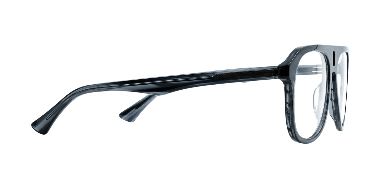 Full Rim Double Bridge Aviator Classic Eyeglasses