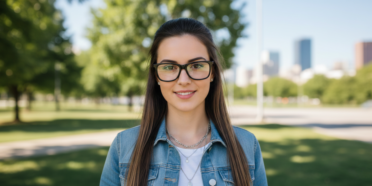 Full Rim Rectangle Classic Eyeglasses