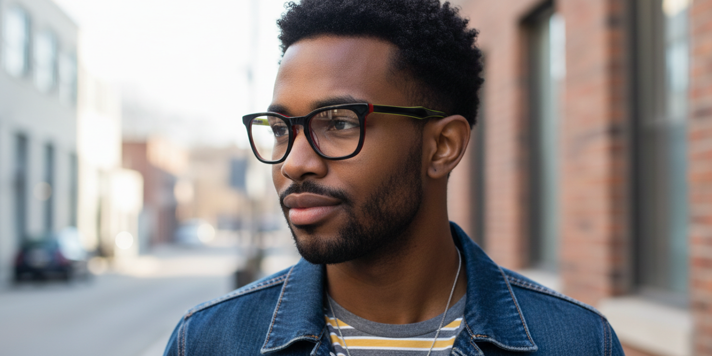 Full Rim Rectangle Classic Eyeglasses