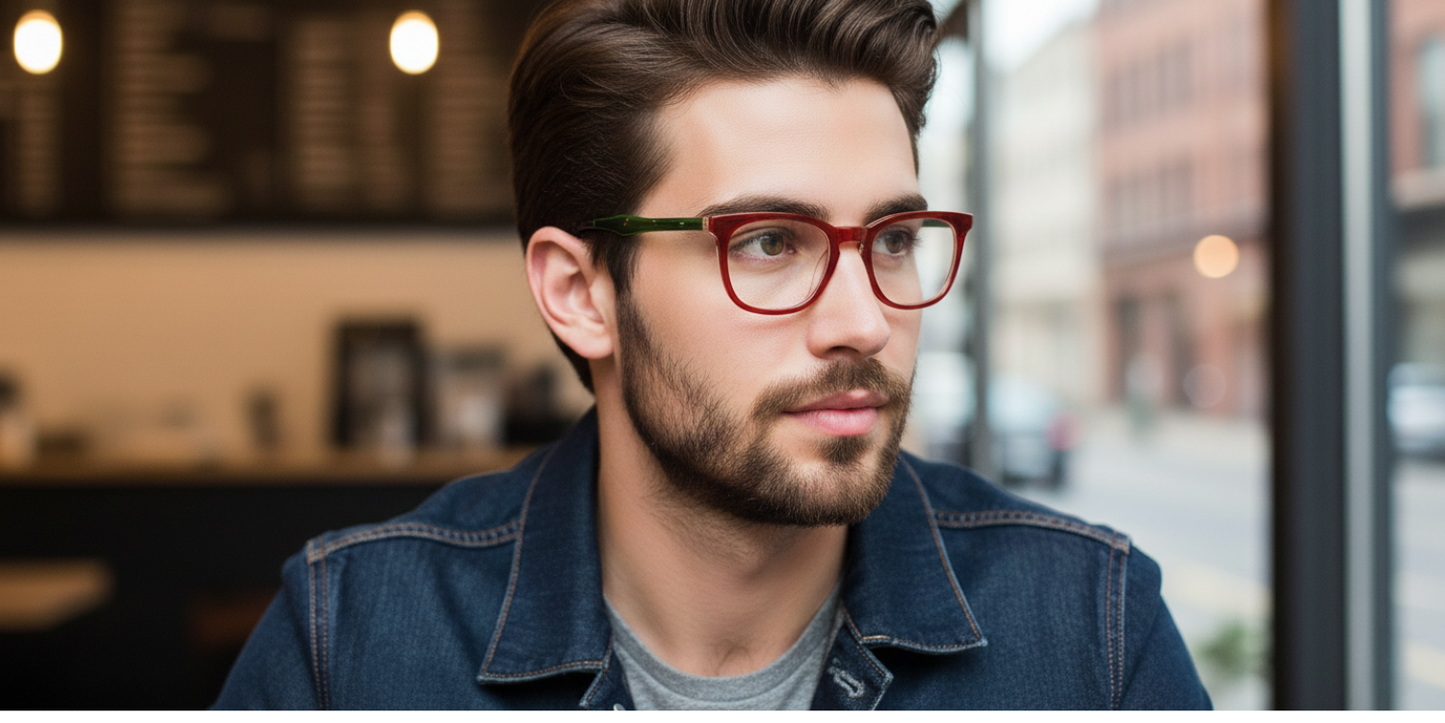 Full Rim Rectangle Classic Eyeglasses