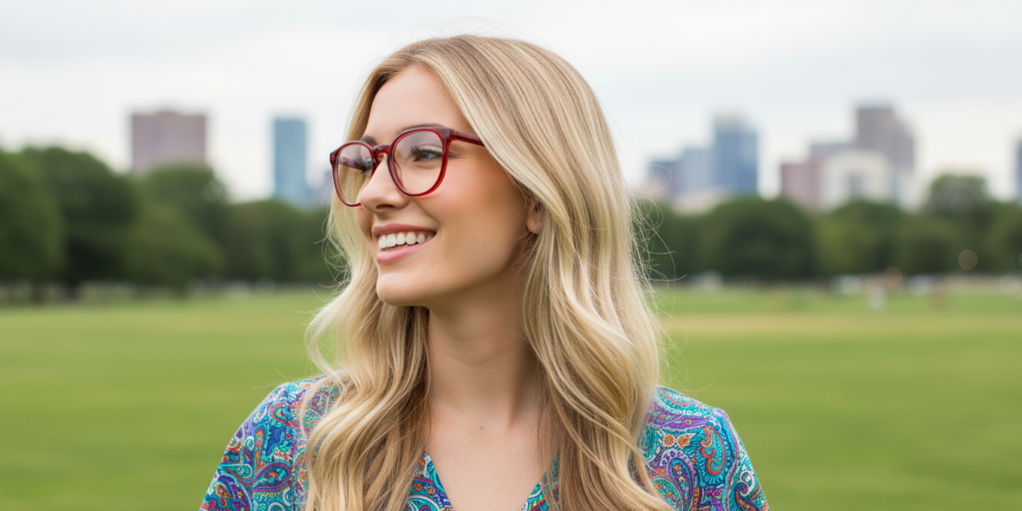 Full Rim Round Classic Eyeglasses
