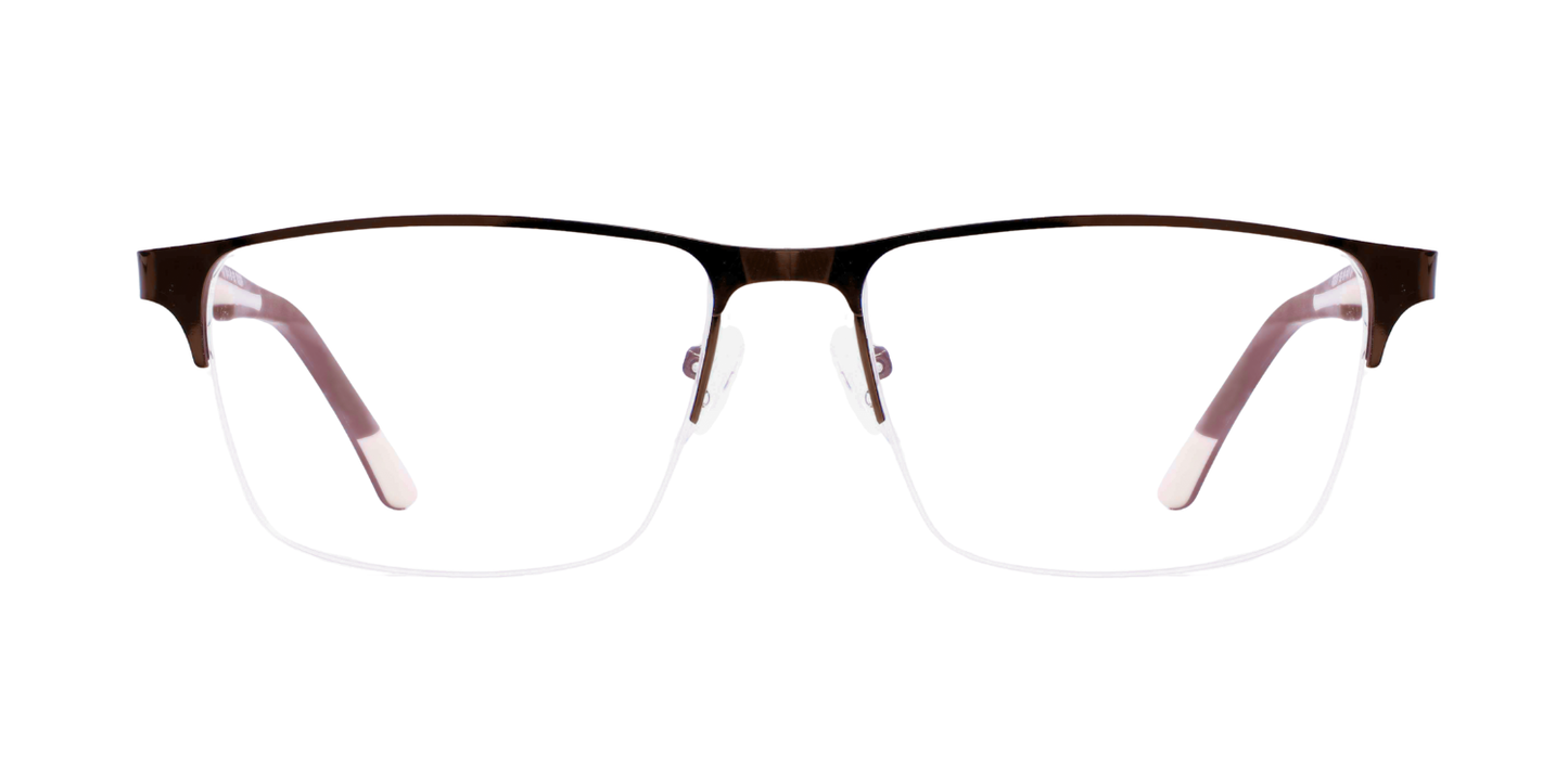 Half Rim Rectangle Classic Eyeglasses