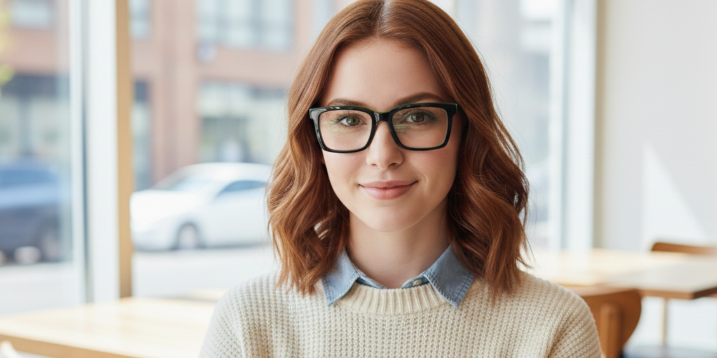 Full Rim Rectangle Premium Eyeglasses