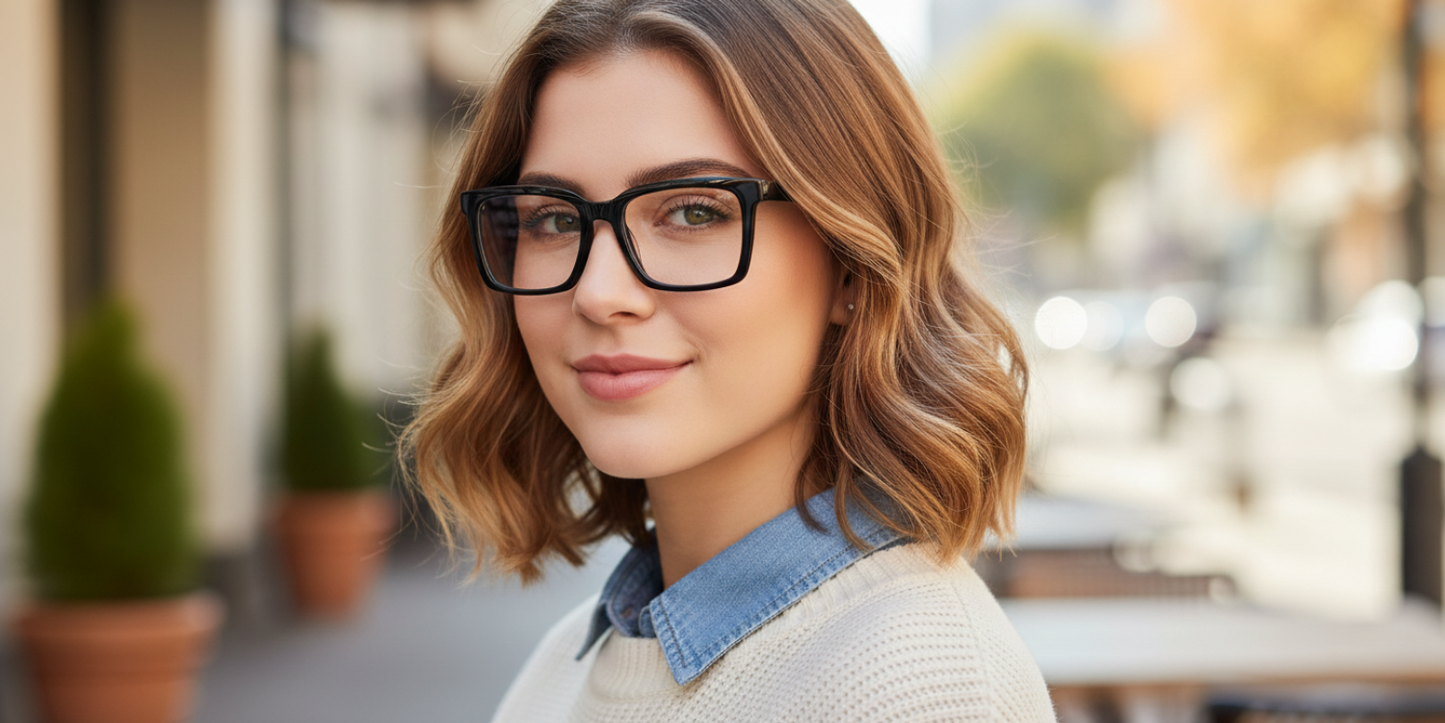 Full Rim Rectangle Premium Eyeglasses