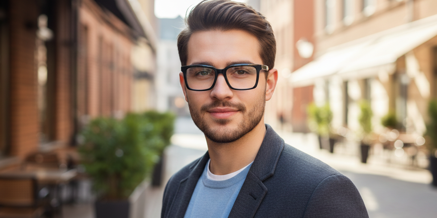 Full Rim Rectangle Premium Eyeglasses