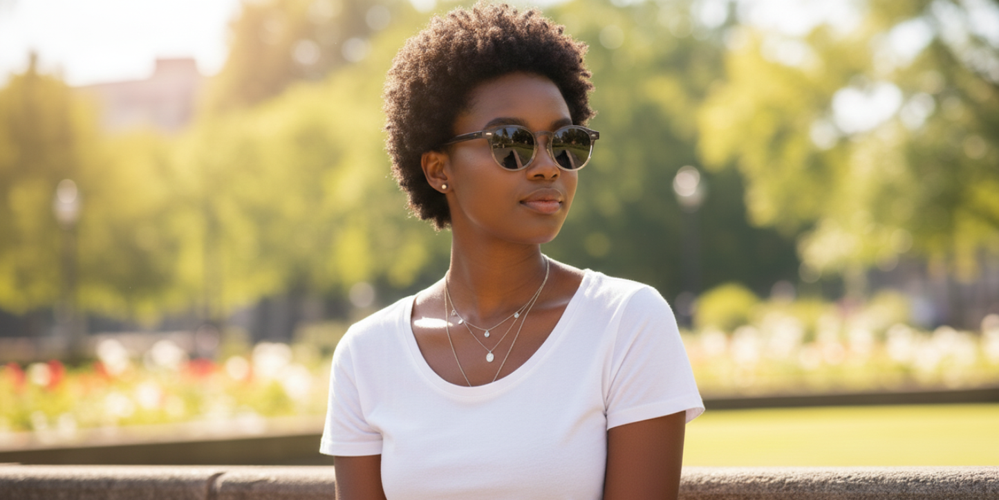 Full Rim Round Fashionista Classic Sunglasses