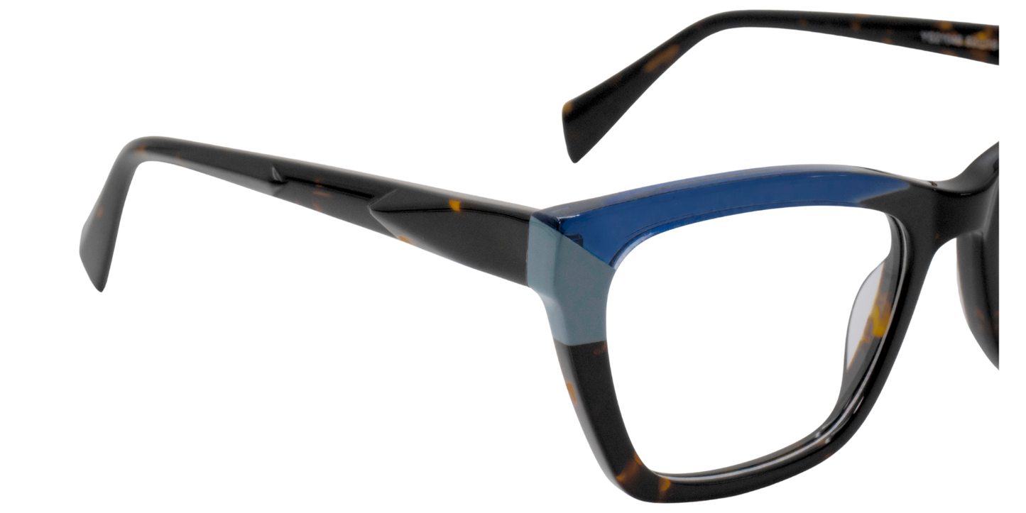 Havana Full Rim Rectangle Premium Eyeglasses