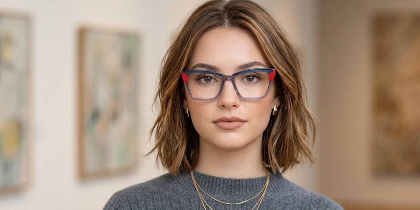Havana Full Rim Rectangle Premium Eyeglasses