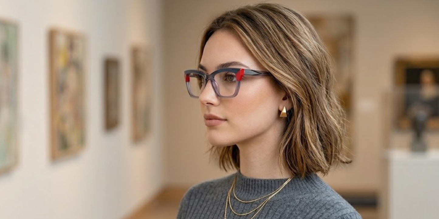 Havana Full Rim Rectangle Premium Eyeglasses
