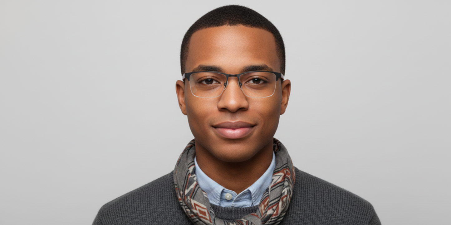 Half Rim Rectangle Classic Eyeglasses