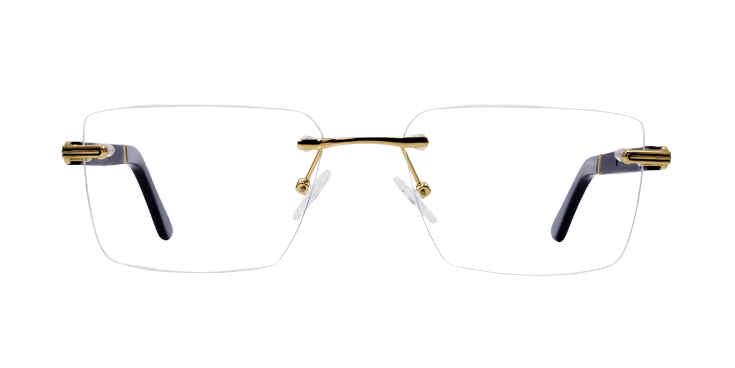 Rimless Rectangle Premium Eyeglasses