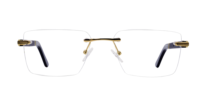 Rimless Rectangle Premium Eyeglasses