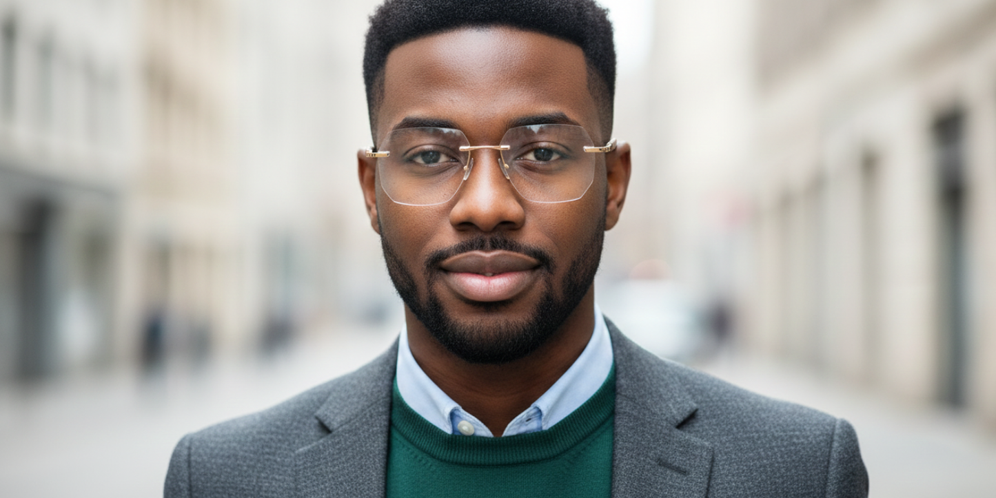 Rimless Cat Eye Premium Eyeglasses