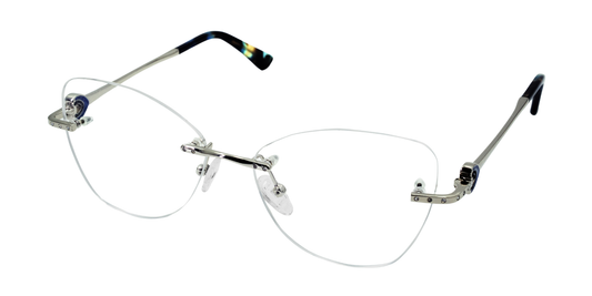 Rimless Cat Eye Premium Eyeglasses