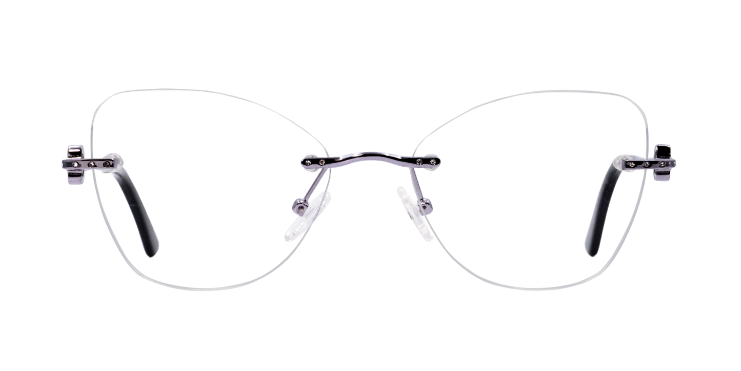 Rimless Cat Eye Premium Eyeglasses