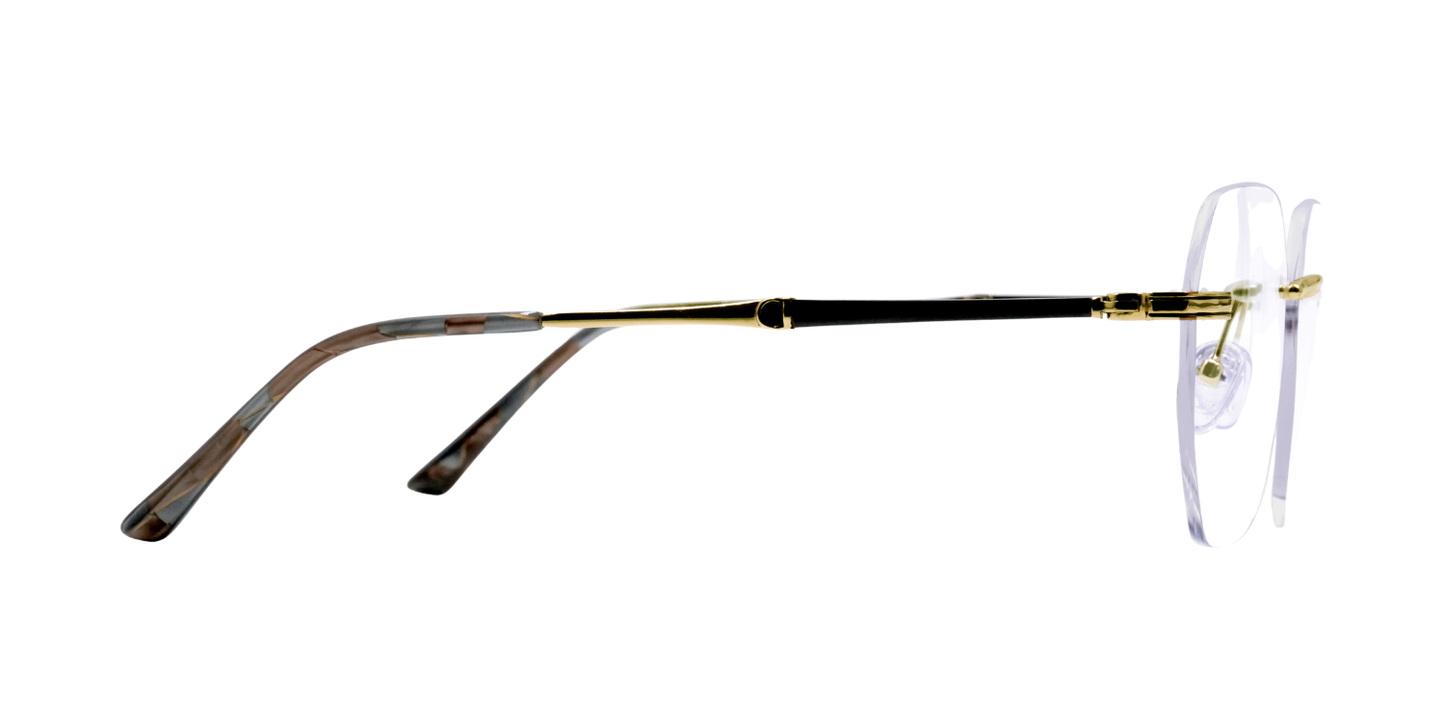 Rimless Cat Eye Premium Eyeglasses