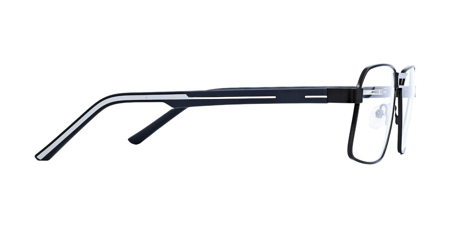 Full Rim Double Bridge Rectangle Eyeglasses