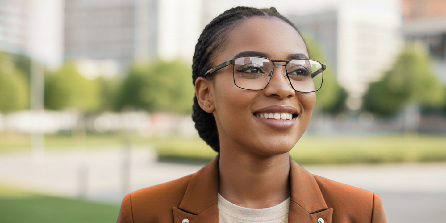 Full Rim Double Bridge Rectangle Eyeglasses