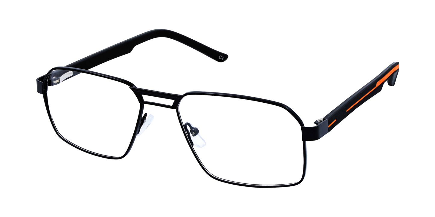 Full Rim Double Bridge Rectangle Eyeglasses