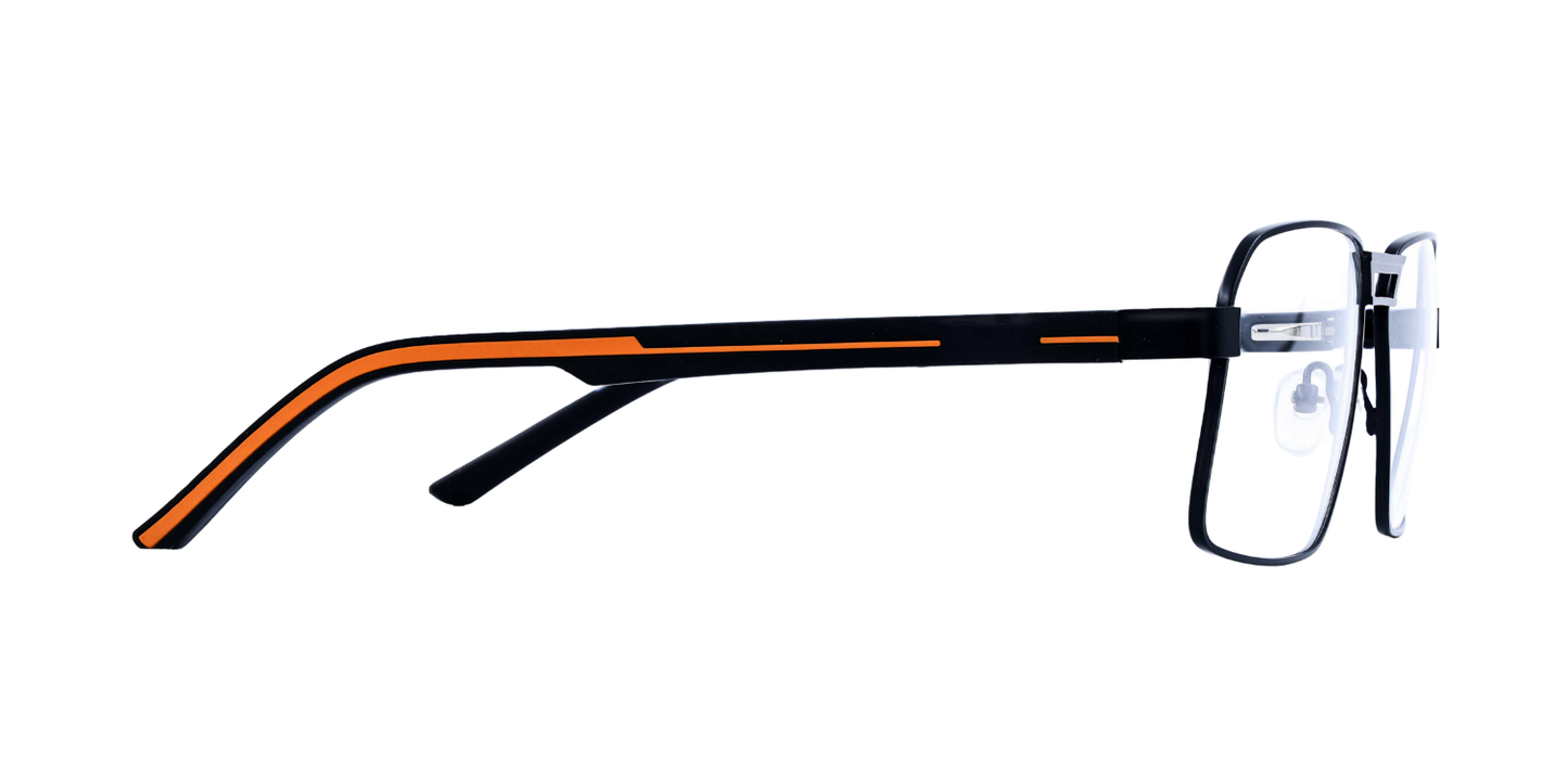 Full Rim Double Bridge Rectangle Eyeglasses