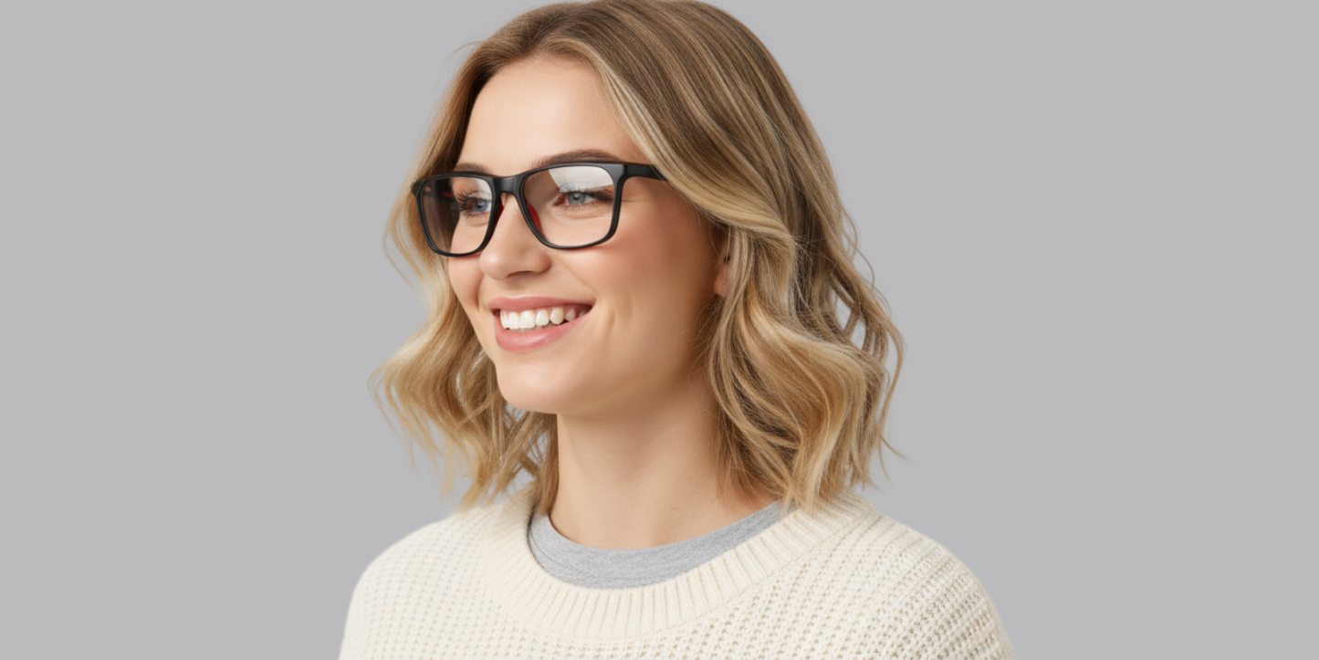 Full Rim Rectangle Classic Eyeglasses