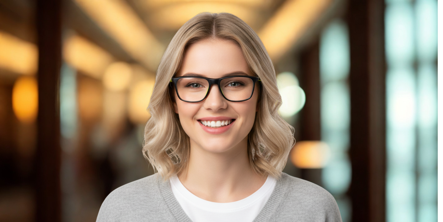 Full Rim Rectangle Classic Eyeglasses