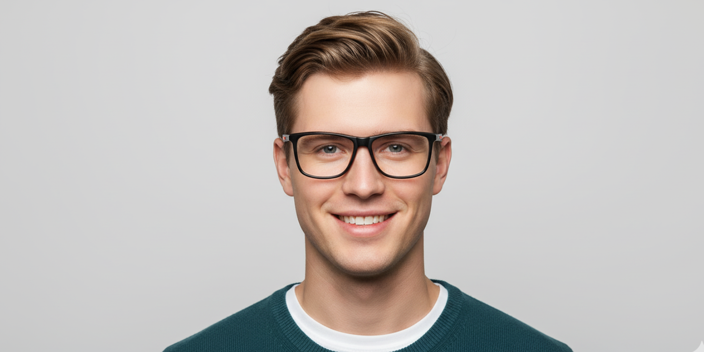 Full Rim Rectangle Classic Eyeglasses