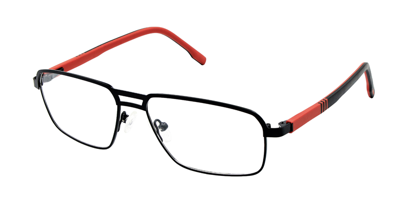 Full Rim Double Bridge Rectangle Classic Eyeglasses