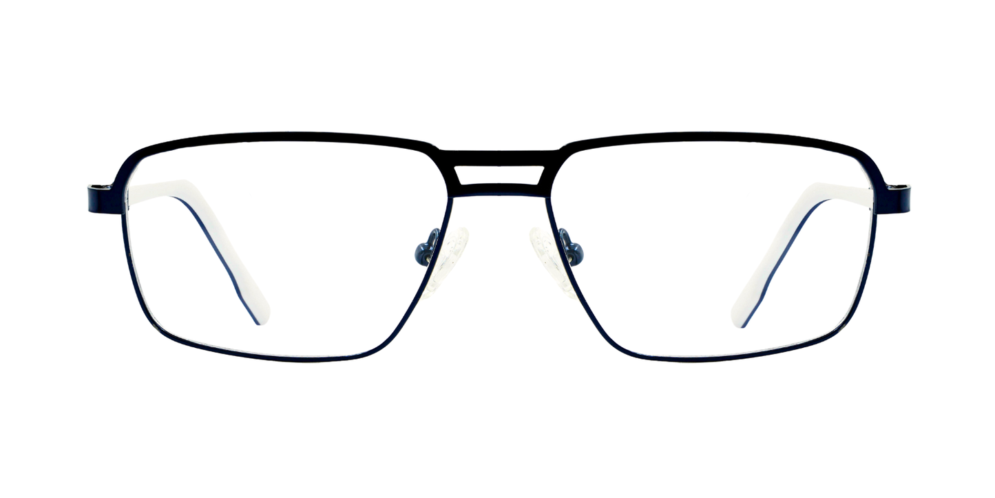 Full Rim Double Bridge Rectangle Classic Eyeglasses