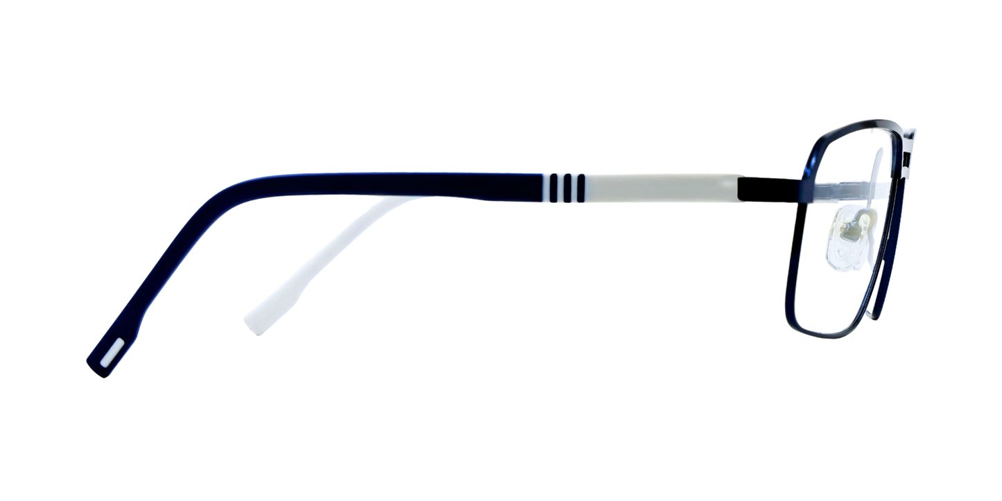 Full Rim Double Bridge Rectangle Classic Eyeglasses