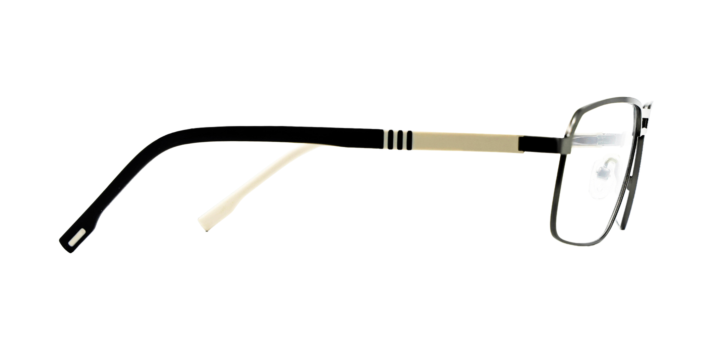 Full Rim Double Bridge Rectangle Classic Eyeglasses