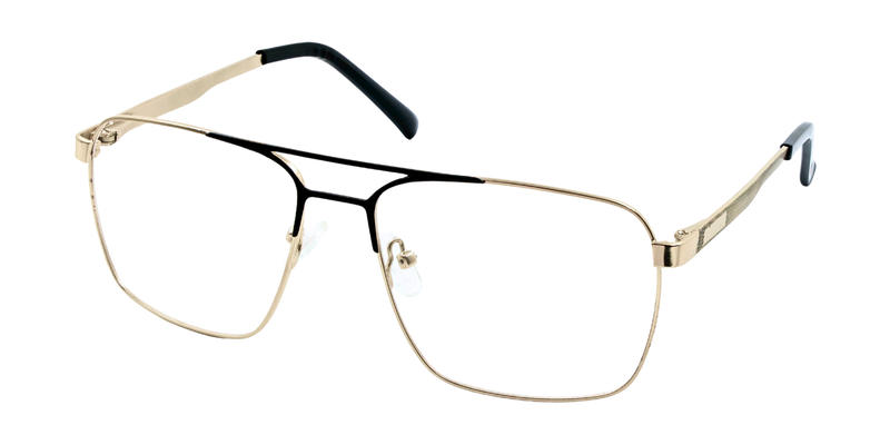 Full Rim Double Bridge Rectangle Classic Eyeglasses